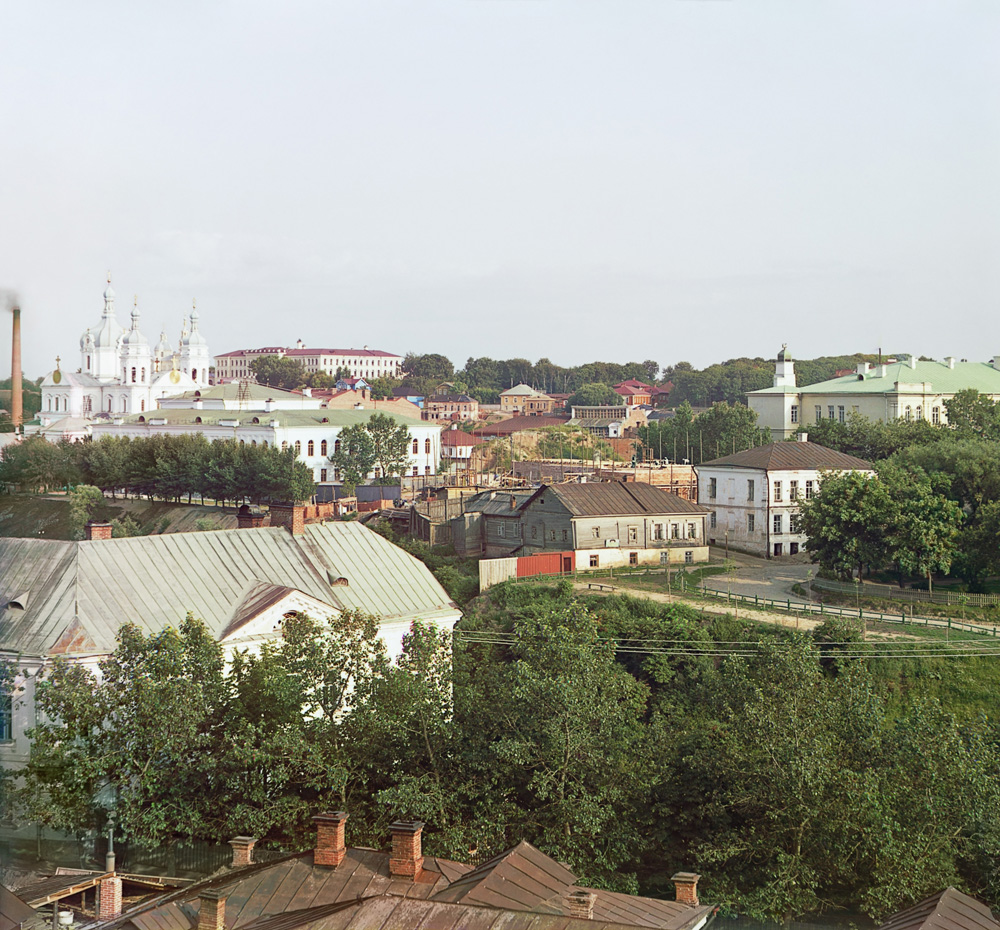 С. М. Прокудин-Горский. Витебск. Общий вид [юго-]восточной части. 1912 год