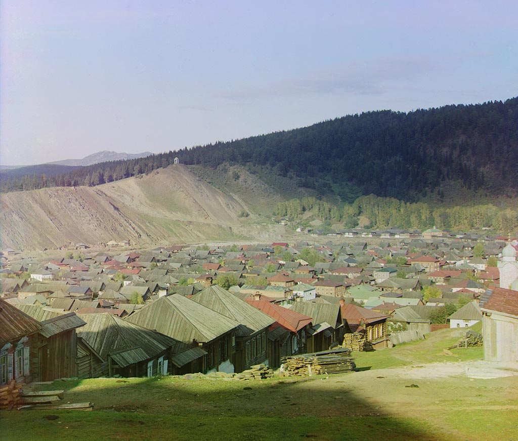 С. М. Прокудин-Горский. Вид в Златоусте. Осень 1909 года С. М. Прокудин-Горский. Вид в Златоусте. Осень 1909 года