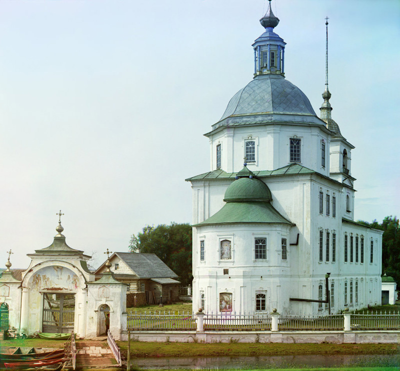 С. М. Прокудин-Горский. Церковь во имя Рождества Христова в Крохине. 1909 год С. М. Прокудин-Горский. Церковь во имя Рождества Христова в Крохине. 1909 год