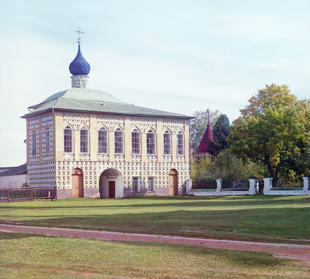 С. М. Прокудин-Горский. Никольская церковь в Макарьевском монастыре. 1910 год