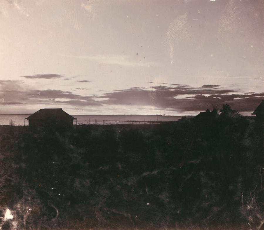 С. М. Прокудин-Горский. Закат на Онежском озере. 1909 год С. М. Прокудин-Горский. Закат на Онежском озере. 1909 год