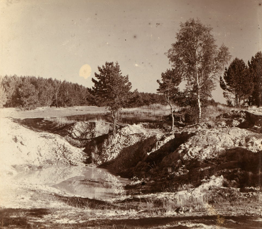 С. М. Прокудин-Горский. Место добычи фарфоровой глины близ Каменского Завода. 1909 год