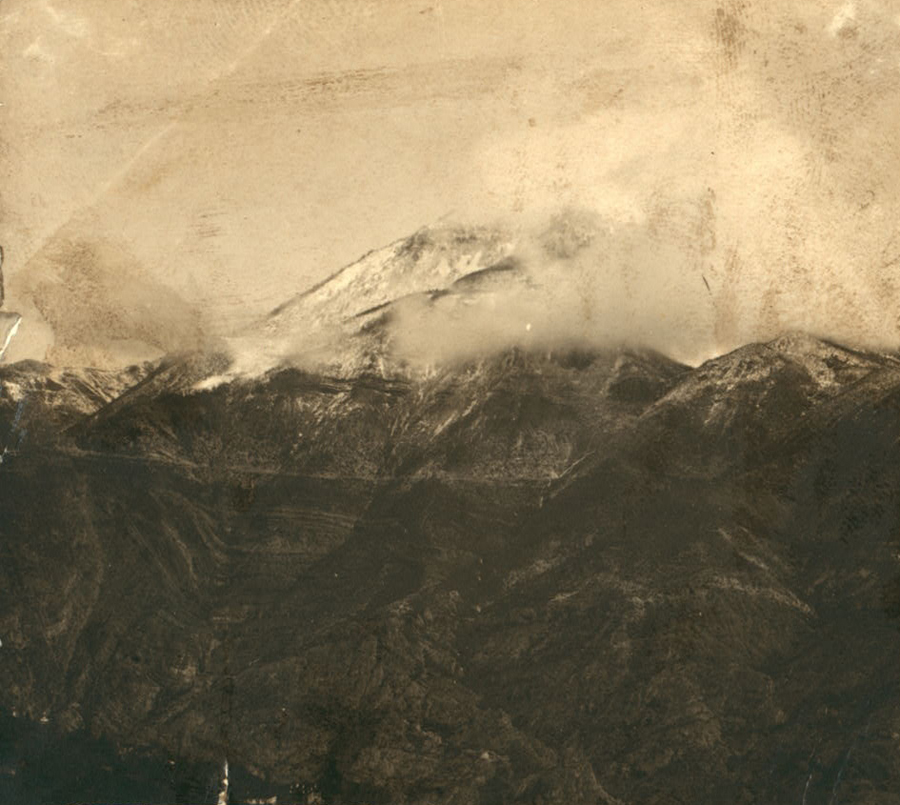 С. М. Прокудин-Горский. Вершина горы Ауджикилис. [Вид из Артвина.] 1912 г.