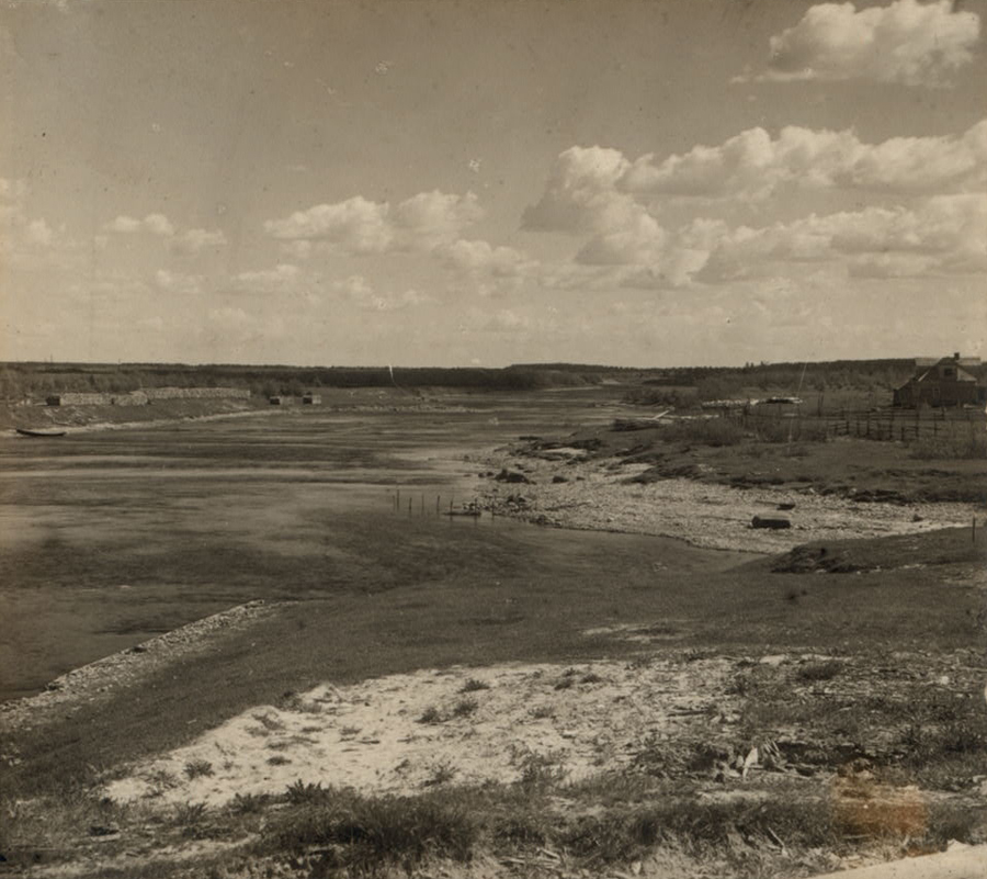 С. М. Прокудин-Горский. Волга ниже бейшлота. Май 1910 года С. М. Прокудин-Горский. Волга ниже бейшлота. Май 1910 года